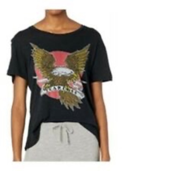 Chaser Brand Eagle Icon FEARLESS Graphic Tee Shirt in True Black Size Small - Picture 3 of 10